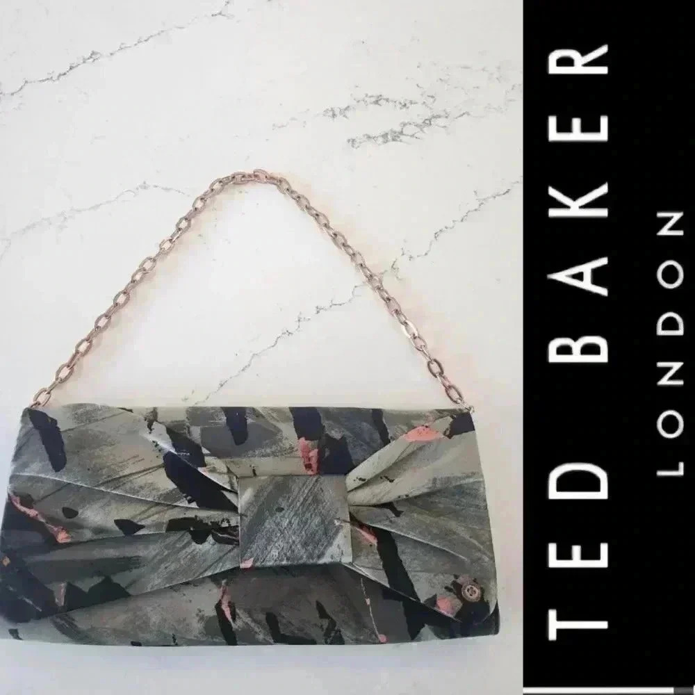 Ted Baker silk clutch